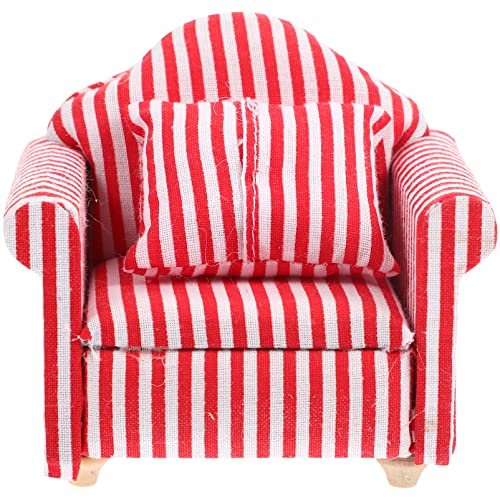 PATKAW 1 Set Hamster Mini Sofa Baumwolle Sofa Stuhl mit Kissen Mäuse Weiches Bett Tiny Pet Chair Interessant Chinchilla Spielzeug Käfig Zubehör für Meerschweinchen Eichhörnchen Chinchilla von PATKAW