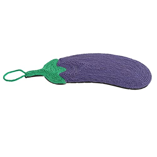 PATKAW Katzenspielzeug 1Pcs Katzenkratzpad Katze Kratzspielzeug Hängen Kratzer Matte Sisal Katzenkratzmatte mit Hängenden Seil für Wand- Oder Bodennutzung- Aubergine Spielzeug von PATKAW