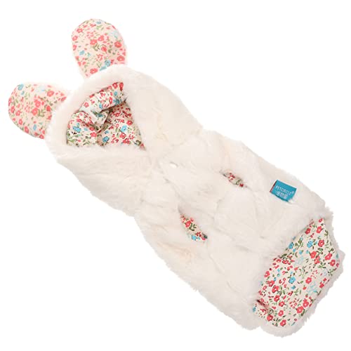 PATKAW Hase Große Ohren Baumwolle Warme Welpenkleidung Weihnachtshundekostüm Süße Hundekleidung Wintermantel Für Welpen Hunde-Overall Hundebekleidung Hündchen Polyester Weihnachtskostüme von PATKAW