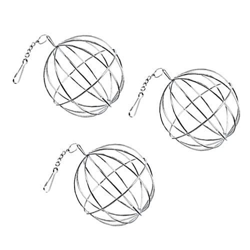 PATKAW 3st Hängender Futterautomat Futterspender Aus Metall Futterautomat Für Kaninchen Hasenfutterspender Futterspender Für Rattenheu Heuspender Papagei Werkzeug Rostfreier Stahl von PATKAW
