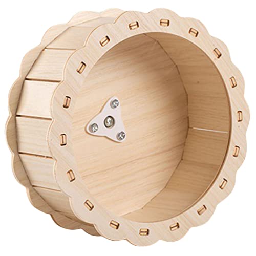 PATKAW Laufband Für Haustiere Leises Hamsterrad Spielzeug Mini Hamsterrad Hamster Schweigt Hamster-übungsspielzeug Laufräder Für Hamster Holzräder Hölzern Hamster Spielen Kleines Haustier von PATKAW