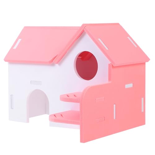 PATKAW Meerschweinchenhaus hamsterhaus Hamster Spielzeug Igel-Accessoire Höhlenbett für Meerschweinchen Mini Spielzeuge Versteck für Käfigratten Hamsterversteck Hase PVC von PATKAW