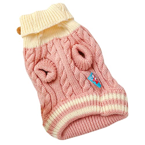 PATKAW Welpenweste Aus Baumwolle Katzenkostüme Warmes Hundekostüm Stilvoll Schönes Welpenkostüm Hund Pullover Jacke Katzen-Outfits Kapuzenpullover Für Hunde Haustier Stoff Winter von PATKAW