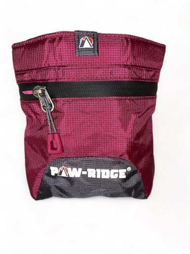 PAW RIDGE Treat Pouch Pro Leckerlibeutel für Hunde, mit Magnetverschluss, inkl. Gürtel/Schultergurt, Ripstop-Gewebe (Hirne) von PAW RIDGE