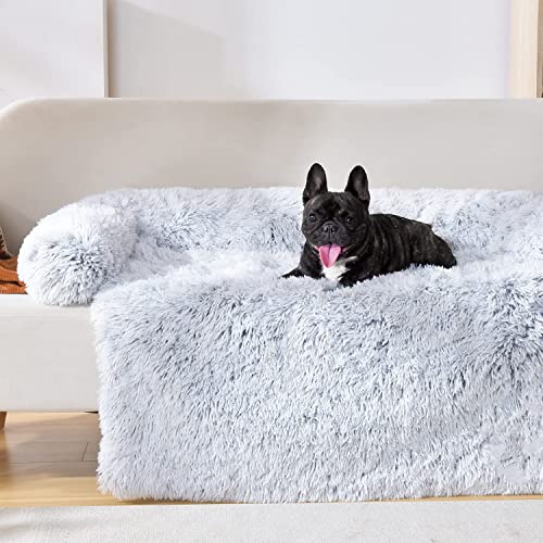 PAW ROLL Beruhigendes Hundesofa (klein, hellgrau) von PAW ROLL