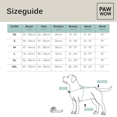 PAW WOW Toni Hundejacke | Winter Hundemantel mit Bauchschutz | Hundeweste für große & kleine Hunde (Beige, L) von PAW WOW