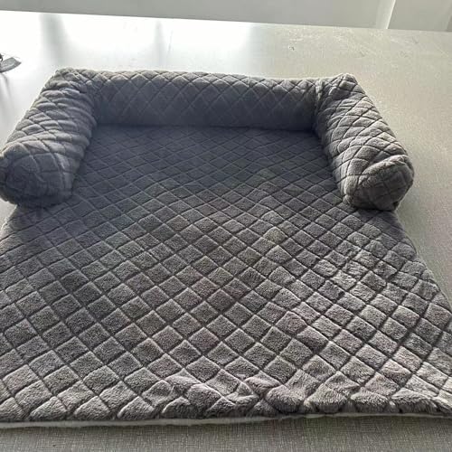 PAWBOSE Sofaschutz Hundebett, strapazierfähige Flauschige Hundebettmatte mit abnehmbarem, waschbarem Bezug, perfekt für kleine, mittlere und große Hunde von PAWBOSE