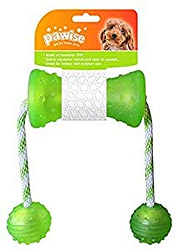 PAWISE Play & Chew Spielzeug in Knochenform, 48 x 7 cm von PAWISE