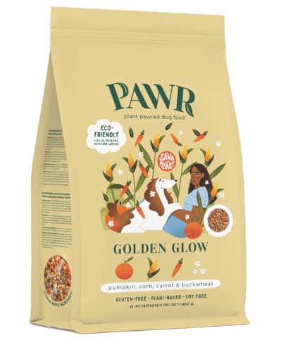 Pawr Plantaardig hondenvoer Golden Glow Wortel / Mais / Pompoen / Boekweit-750 GR von PAWR