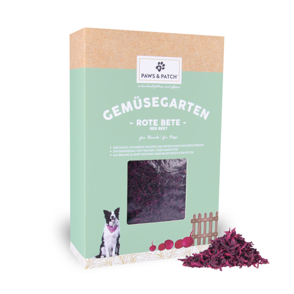 PAWS & PATCH Gemüsegarten Rote Bete Streifen - 400 g von PAWS & PATCH