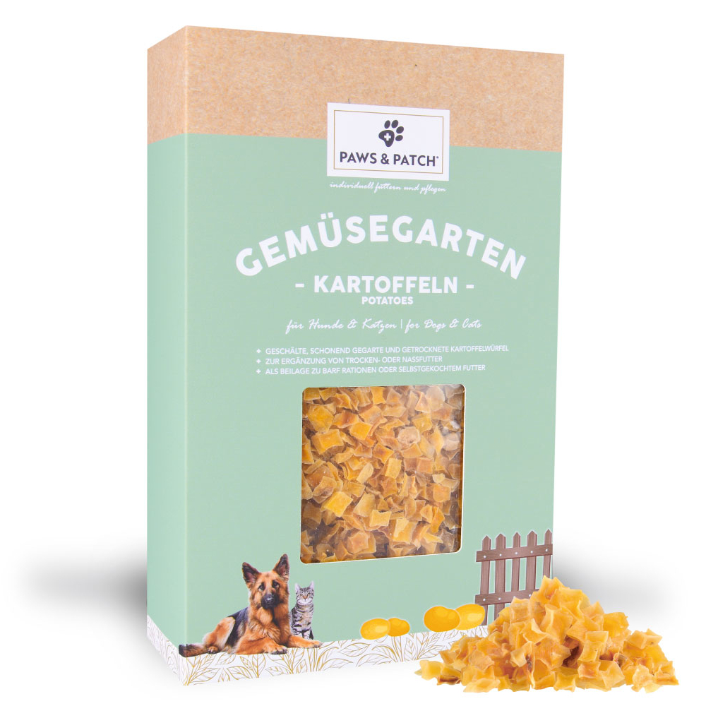 PAWS & PATCH Kartoffelwürfel - Sparpaket 2 x 900 g von PAWS & PATCH