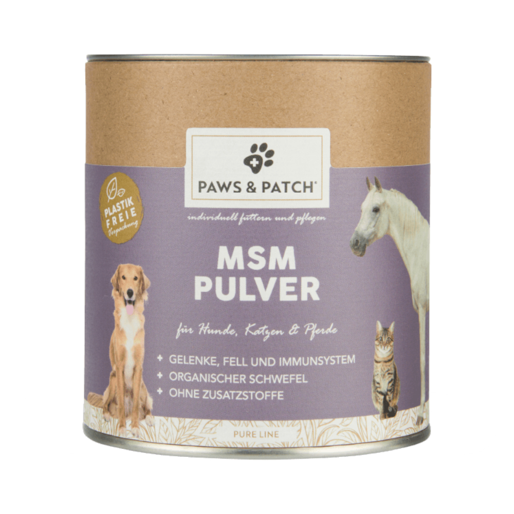 PAWS & PATCH MSM Pulver - Sparpaket: 2 x 400 g von PAWS & PATCH