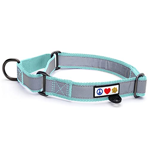 Pawtitas Martingale Hundehalsband Welpenhalsband Reflektierendes Hundehalsband Trainingshalsband für Hunde Erziehungshalsband für Hunde Mittel Hundehalsband Knickente Hundehalsband von PAWTITAS