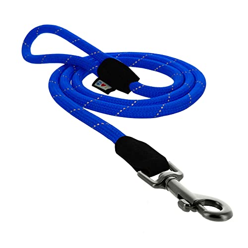 PAWTITAS Reflektierendes Trainingsseil für Welpen und Hunde, 1.80 m Extra klein/klein (Extra Small/Small), Blau von PAWTITAS