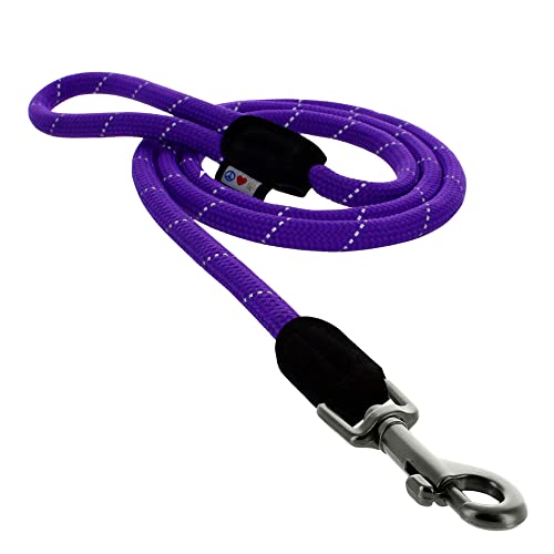 Reflektierendes Trainingsseil für Welpen und Hunde von Pawtitas, 1.80 m Extra klein/klein (Extra Small/Small), Lila von PAWTITAS