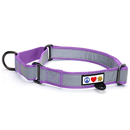 Pawtitas Martingale Hundehalsband Welpenhalsband Reflektierendes Hundehalsband Trainingshalsband für Hunde Erziehungshalsband für Hunde Groß Hundehalsband Orchidee Hundehalsband von PAWTITAS