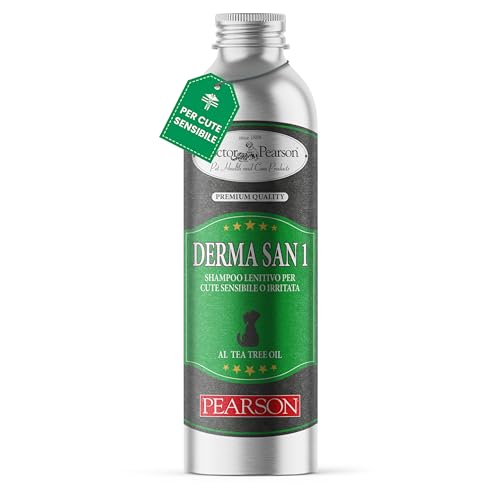 Pearson, Derma San 1 Veterinary Shampoo für Hunde, 250 ml, Made in Italy, von PEARSON