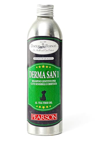 Pearson, Derma San 1 Veterinary Shampoo für Hunde, 250 ml, Made in Italy, von PEARSON