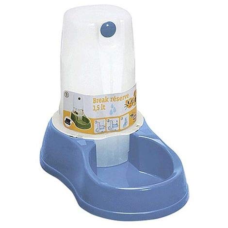 PEBSHOP Wasserschale mit Reserve (28,5 x 18,5 x 22 cm, Stahl 1,5 l) von PEBSHOP