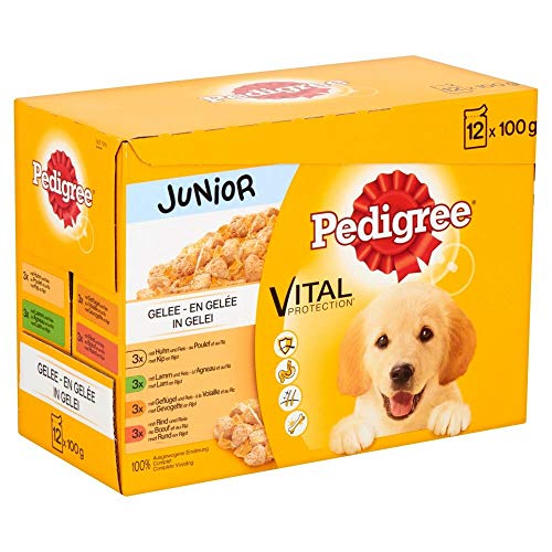 Frischebeutel aus Gelee, 12 x 100 g, Junior von PEDIGREE