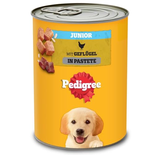 PEDIGREE DOGCARE CAN Wet (Poultry & Rice) Chunks IN LOAF JUNIOR 12 x 800G Single Standard von PEDIGREE