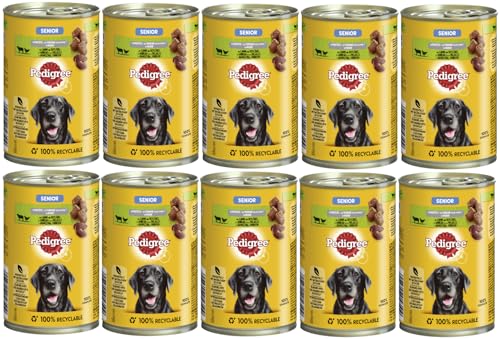 PEDIGREE Dose Senior mit Lamm und Geflügel in Pastete 10 x 400g von PEDIGREE