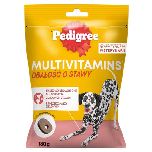 PEDIGREE Hundesnacks Multivitamins Gelenke - Supplements zur Unterstützung gesunder Gelenke 30 weiche Hundeleckerlis, 180g von PEDIGREE