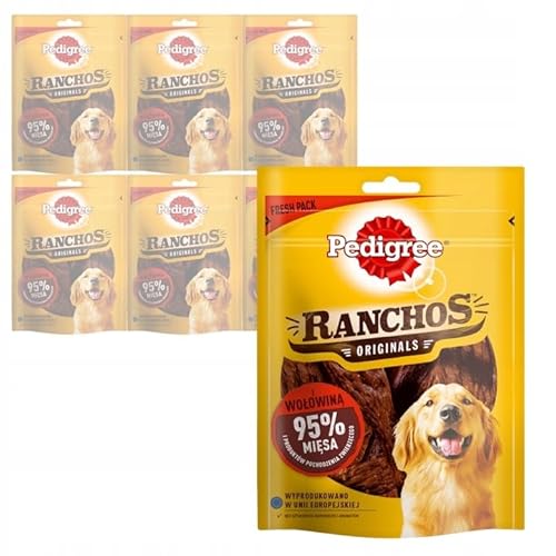 PEDIGREE Ranchos Originals mit Rind Hundesnack Hundeleckerli 14x70g ideal für kleine mittelgroße und große Hunde von PEDIGREE