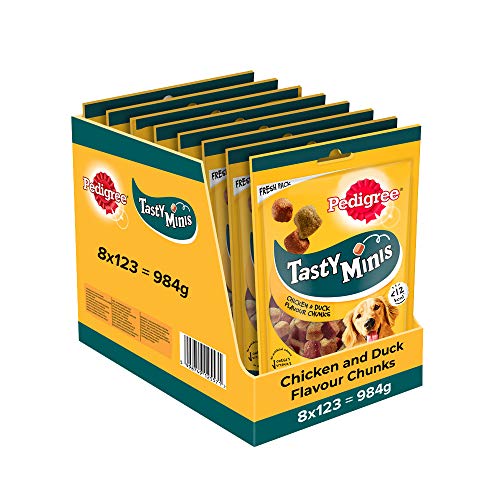 PEDIGREE Tasty Bites Kau-Würfel (8 x 130g) (EinheitsgröÃŸe) (kann variieren) von PEDIGREE