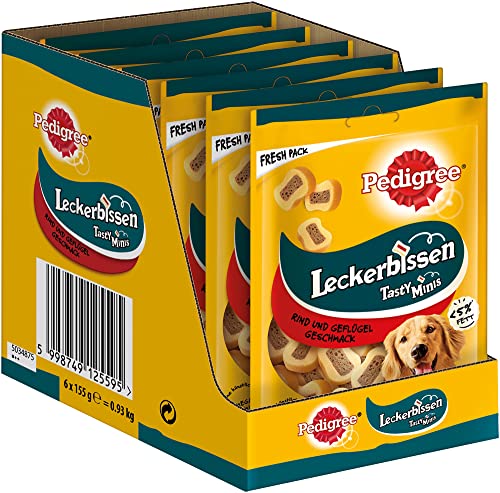 Ped. Snack Kau-Schnitten (6 x 155g) von PEDIGREE