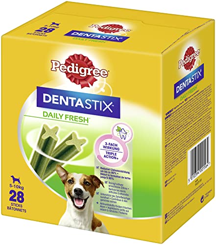 Pedigree DentaStix Fresh Snacks Multipack für junge und kleine Hunde (5-10kg), 28 Stück, 1er Pack (1 x 440 g) von PEDIGREE