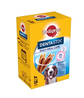 Pedigree Dentastix Daily Oral Care für Caner Größe Medium Big Pack mit 28 Stix von PEDIGREE