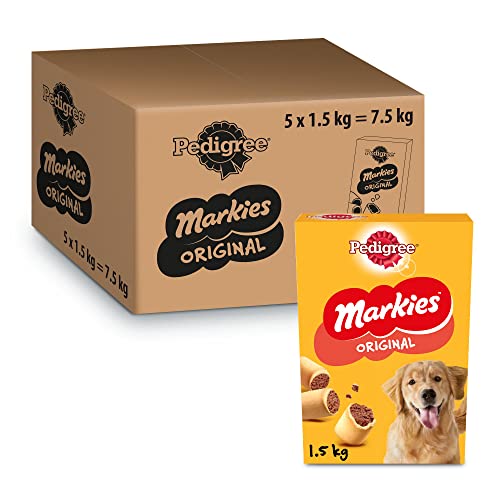 Pedigree Markies Hundekekse mit Tuethanischen Geschmack (5 x 1,5 kg) von PEDIGREE