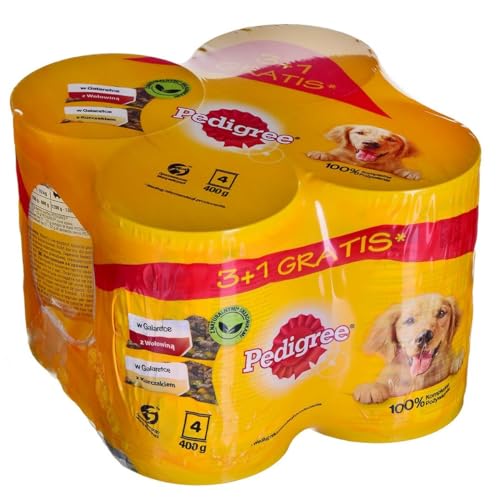 Pedigree Nassfutter Huhn Rindfleisch 4 x 400 g von PEDIGREE