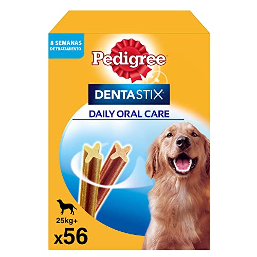 Pedigree Pack de Dentastix de uso Diario para la Limpieza Dental de Perros Grandes (56ud) von PEDIGREE