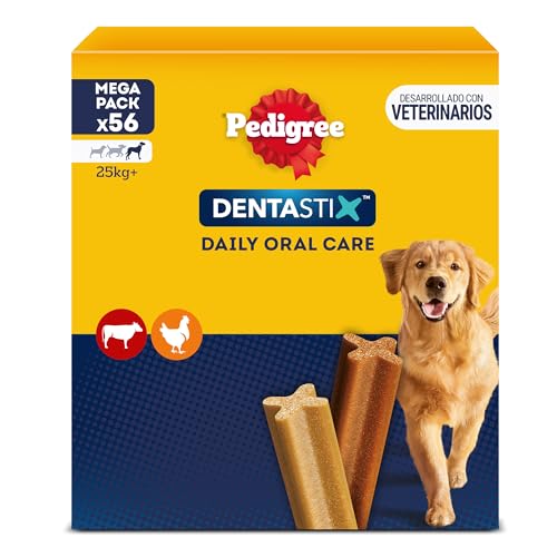 Pedigree Pack de Dentastix de uso Diario para la Limpieza Dental de Perros Grandes (56ud) von PEDIGREE