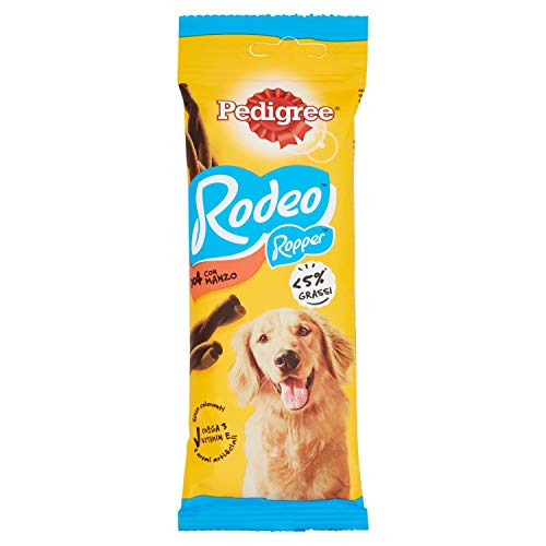 Pedigree Ropper Saporite Kaubare Zöpfe mit Rindfleisch, 4 x 17,5 g von PEDIGREE