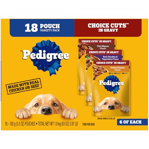 Pedigree Wahl Schnitte in Soße Nassfutter Hund Beutel von PEDIGREE