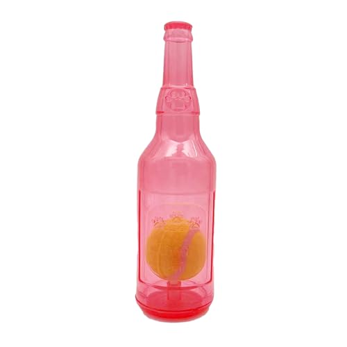 PEILINZE Pet Chew Toy Teething Toy Beer Bottle Toy With Tennis Molar Pet Chew For Tething Toy Reward Molar Toy For Puppy von PEILINZE