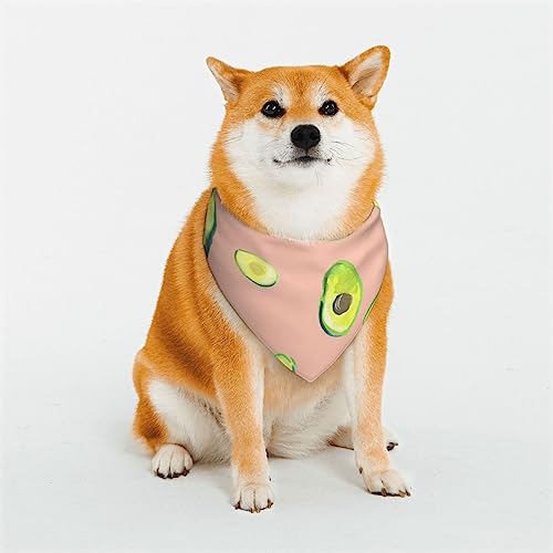 Viele Avocado Bilder Hund Bandanas Einstellbare Dreieck Hund Schal Waschbar Doppelschicht Haustier Halstuch Lätzchen für Haustier Kostüm Versorgung von PEIXEN