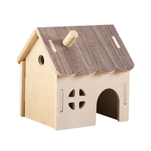 PEKMAR Hamsterhaus für Käfig – Beißfestes Käfighaus für Hamster | Mehrzweck-Haustierhaus zum Kauen, Entspannen, Spielen, niedliches Hamsterhaus zum Schlafen von PEKMAR