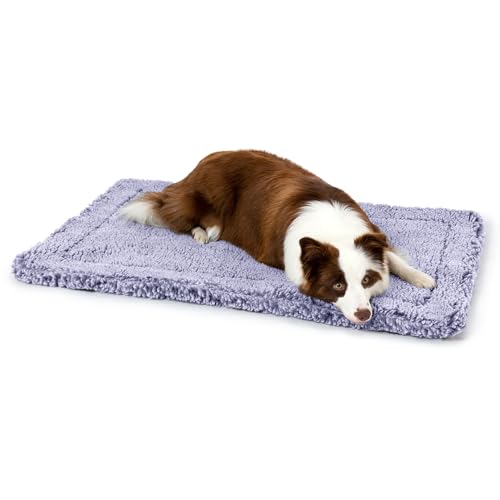 PELZIN Stoutwool Hundebett, unzerstörbar, flauschig, kaufest, robuste Hundehüttenunterlage für aggressive Kauer, waschbar, ideal für große Rassen, passend für 91,4 cm große Käfige, 88,9 x 55,9 cm, von PELZIN