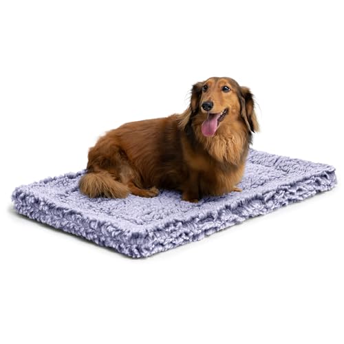 Pelzin Stoutwool unzerstörbares Hundebett, flauschig, kaufest, robuste Hundehüttenunterlage für aggressive Kauer, waschbar, ideal für kleine Hunderassen, passend für 61 cm große Kisten, 58,4 x 40,6 von PELZIN