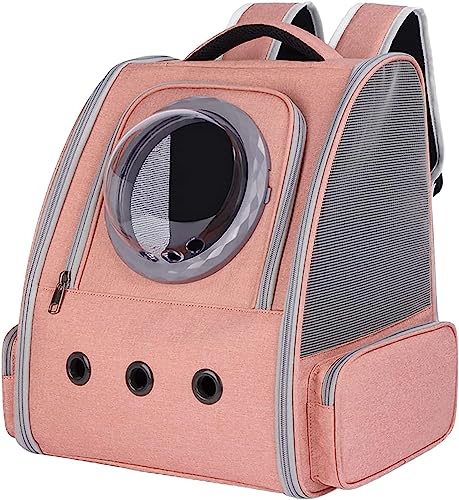 PENCCOR Haustier Hunde Katzen Rucksack Raumkapsel, Tragbar Transportrucksack Transporttasche für Haustiere Reisen Atmungsaktive Rucksack für große Katzen Kleine Hunde （maximale Last 8kg von PENCCOR