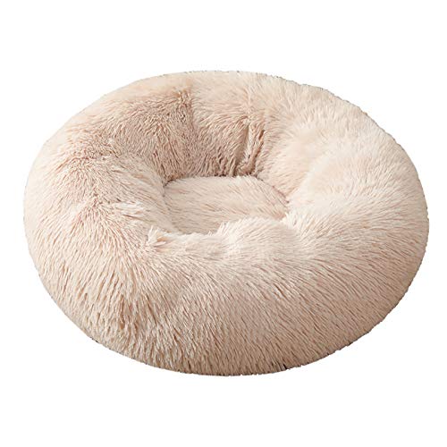 PENGXIN Haustierbett Hundebett Katzenbett Rund Weich und Weich für Haustiere/Welpen/Haustier/Katzenbett in Doughnut-Form, mit Anti-Rutsch-Boden von PENGXIN