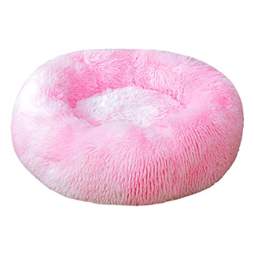 PENGXIN Haustierbett Hundebett Katzenbett Rund Weich und Weich für Haustiere/Welpen/Haustier/Katzenbett in Doughnut-Form, mit Anti-Rutsch-Boden von PENGXIN