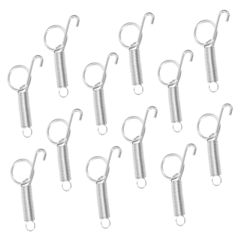PENIKOKO 12 Stück Kaninchen -Käfig -Federhaken Hasenkäfig drinnen groß Kisten Tür Käfigverriegelungshaken für Kaninchenkäfig Haken für Haustierkäfig Rostfreier Stahl Silver PENIKOKO 12 Stück Kaninchen -Käfig -Federhaken Hasenkäfig drinnen groß Kisten Tür Käfigverriegelungshaken für Kaninchenkäfig Haken für Haustierkäfig Rostfreier Stahl Silver von PENIKOKO