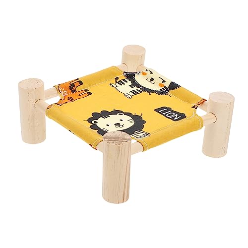 PENIKOKO 1stück Robuste Hamster-hängematte Aus Baumwolle Mit Holzgestell Bequemer Schlafplatz Für Meerschweinchen Chinchillas Und Andere Kleintiere Abnehmbar Und Waschbar Für Zuhause PENIKOKO 1stück Robuste Hamster-hängematte Aus Baumwolle Mit Holzgestell Bequemer Schlafplatz Für Meerschweinchen Chinchillas Und Andere Kleintiere Abnehmbar Und Waschbar Für Zuhause von PENIKOKO