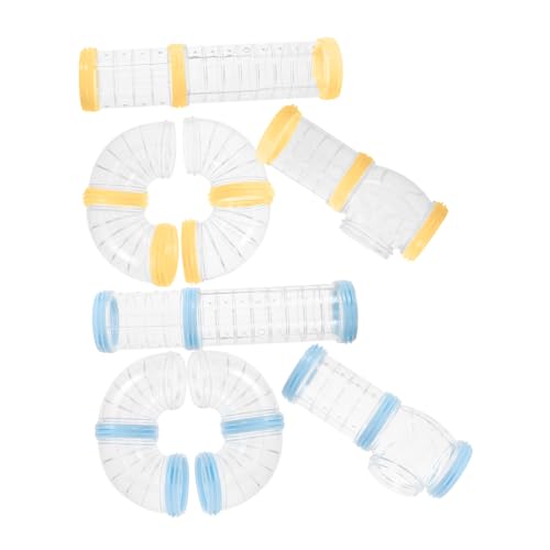 PENIKOKO 2 Sätze Hamster Tunnel Pack DIY Röhren für Hamsterkäfige Transparentes Verbindungssystem für Hamster Praktisch und Einfach zu Montieren für Erkundung und Spielmöglichkeiten PENIKOKO 2 Sätze Hamster Tunnel Pack DIY Röhren für Hamsterkäfige Transparentes Verbindungssystem für Hamster Praktisch und Einfach zu Montieren für Erkundung und Spielmöglichkeiten von PENIKOKO