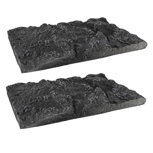 PENIKOKO 2 Stück Felsendekorationspaneele Groß Tank Reptil Zubehör Für Schildkrötenaquarien Aquarium -hintergrundscheibe Zierplatte Für Aquarien Black Pu PENIKOKO 2 Stück Felsendekorationspaneele Groß Tank Reptil Zubehör Für Schildkrötenaquarien Aquarium -hintergrundscheibe Zierplatte Für Aquarien Black Pu von PENIKOKO